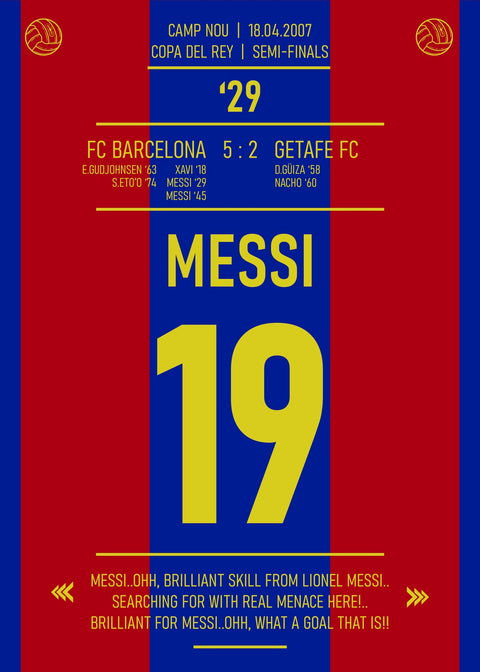 Messi Wall Art