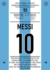 Messi Argentina Wall Art
