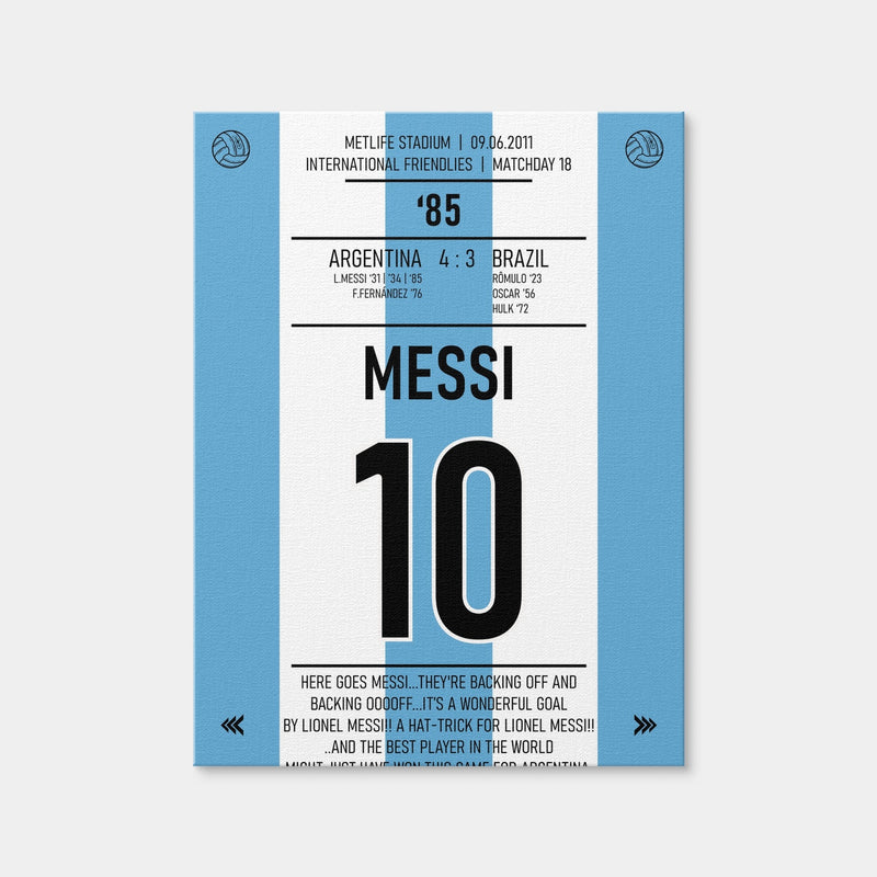 AUTO-MOCKUP WHITE | Messi Argentina | 1 Piece | Gallery Wrap Canvas | group=3x4