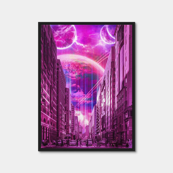 Meta City Wall Art — Framed Canvas Format preview