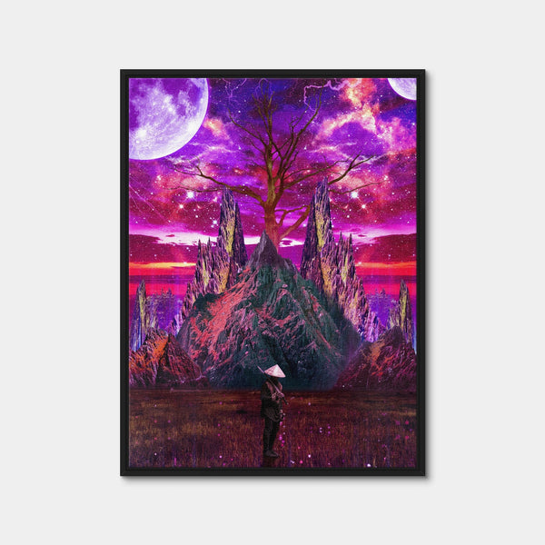 Metal Of Soul Galaxy Wall Art — Framed Canvas Format preview