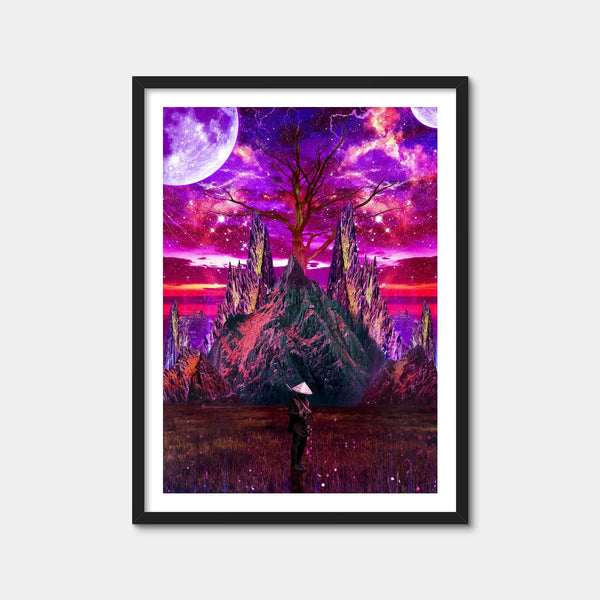 Metal Of Soul Galaxy Wall Art — Framed Print Format preview