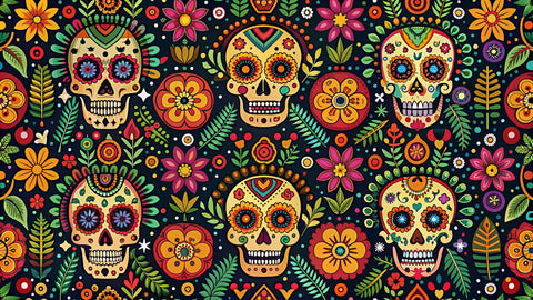 Mexican ethnic pattern Wall Art