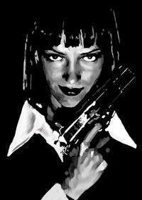 Mia Noir Wall Art