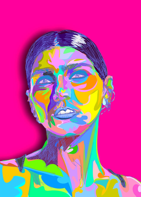Mia Portrait Wall Art