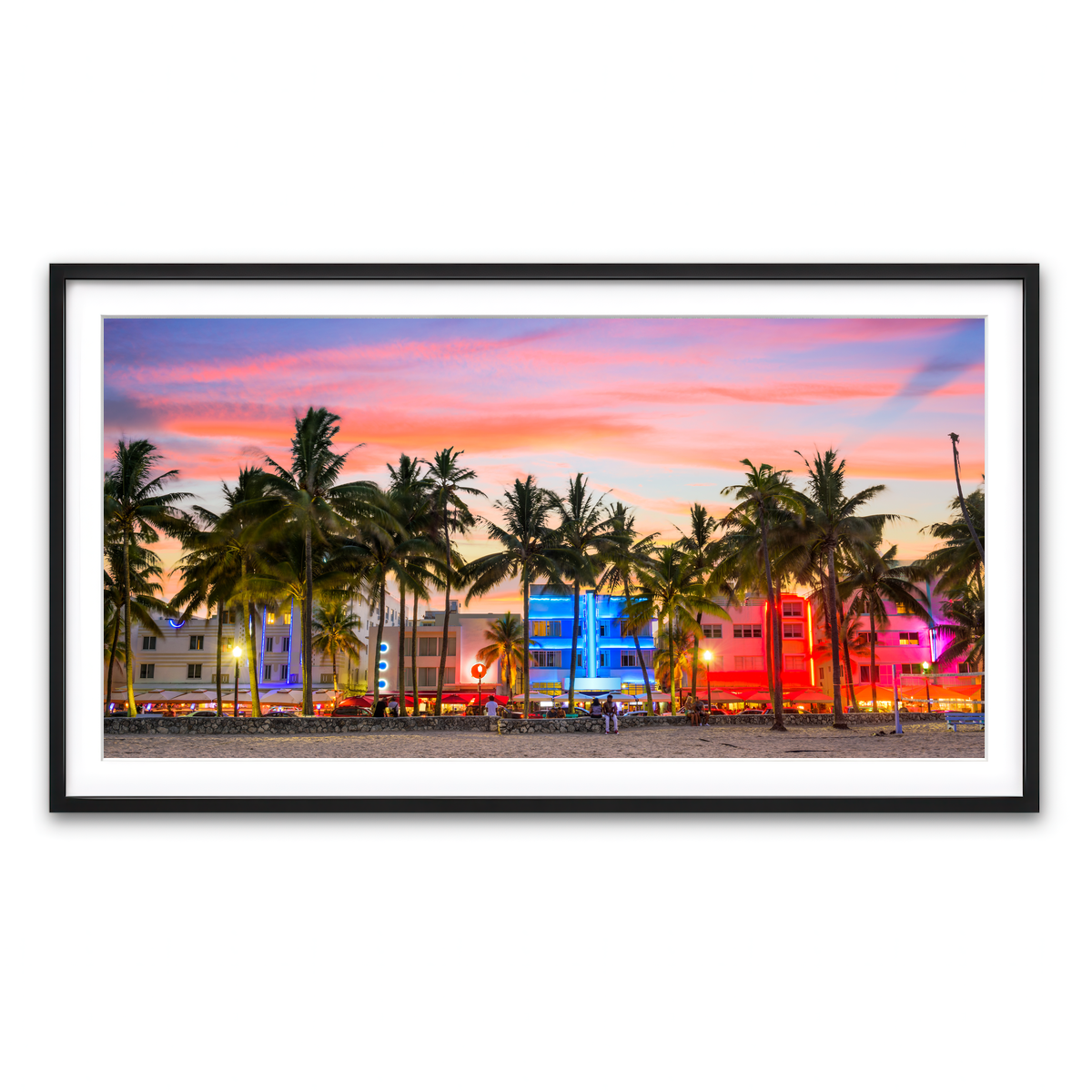 Framed Print 2x1 Black
