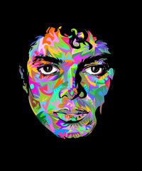 Michael Jackson Black Out Wall Art
