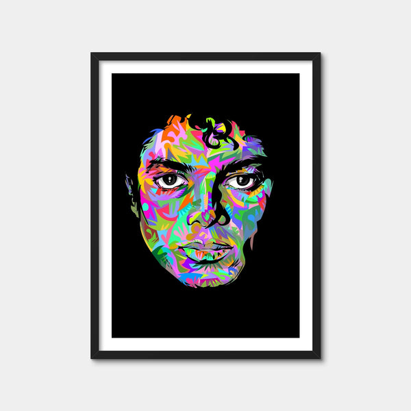 Michael Jackson Black Out Wall Art — Framed Print Format preview