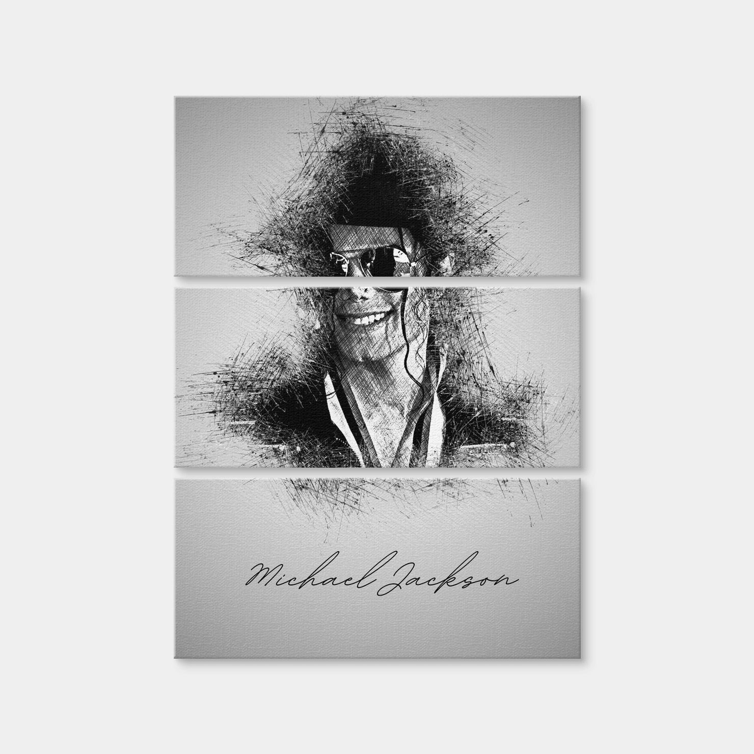 Michael Jackson Sketch Wall Art