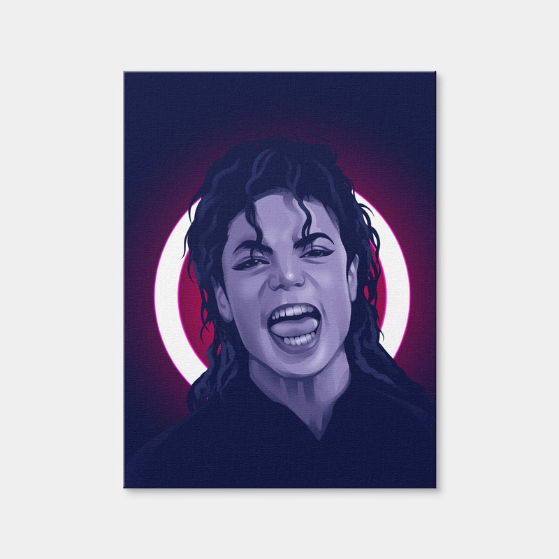 AUTO-MOCKUP WHITE | Michael Jackson | 1 Piece | Gallery Wrap Canvas | group=3x4