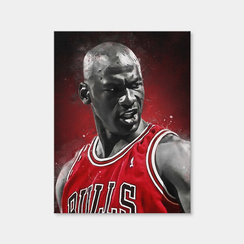 AUTO-MOCKUP WHITE | Michael Jordan Painting | 1 Piece | Gallery Wrap Canvas | group=3x4