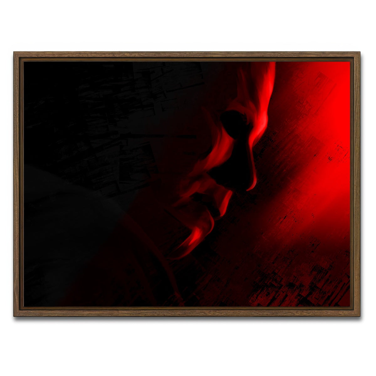 AUTO-MOCKUP WHITE | Michael Kills | 1 Piece | Walnut Framed Canvas | group=4x3