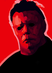 Michael in Red Wall Art