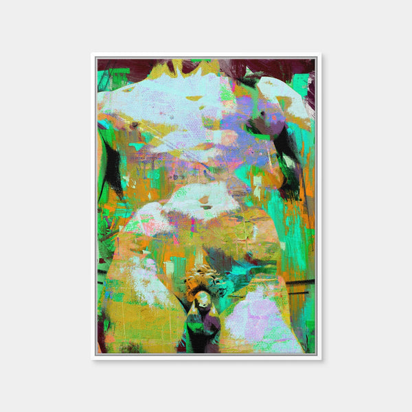 Michelangelo David Torso Wall Art — Framed Canvas Format preview