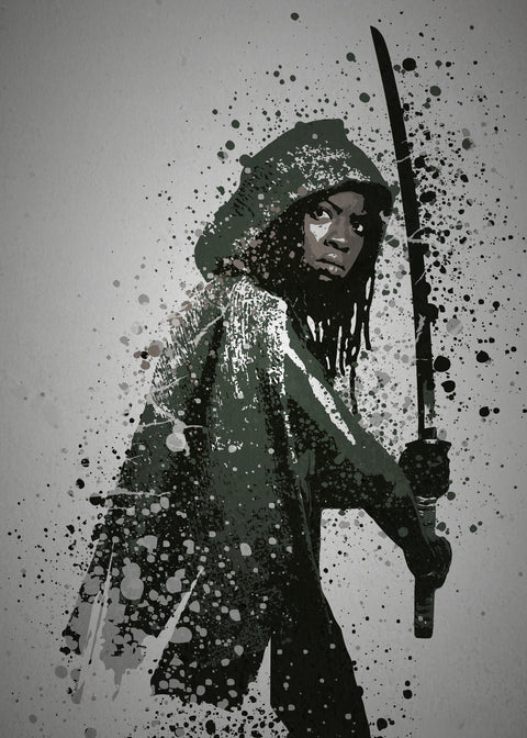 Michonne Wall Art