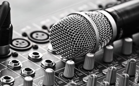 Microphone Mixer Wall Art