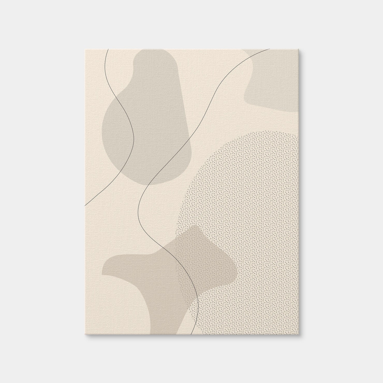 AUTO-MOCKUP WHITE | Mid-Century Modern No. 1 | 1 Piece | Gallery Wrap Canvas | group=3x4