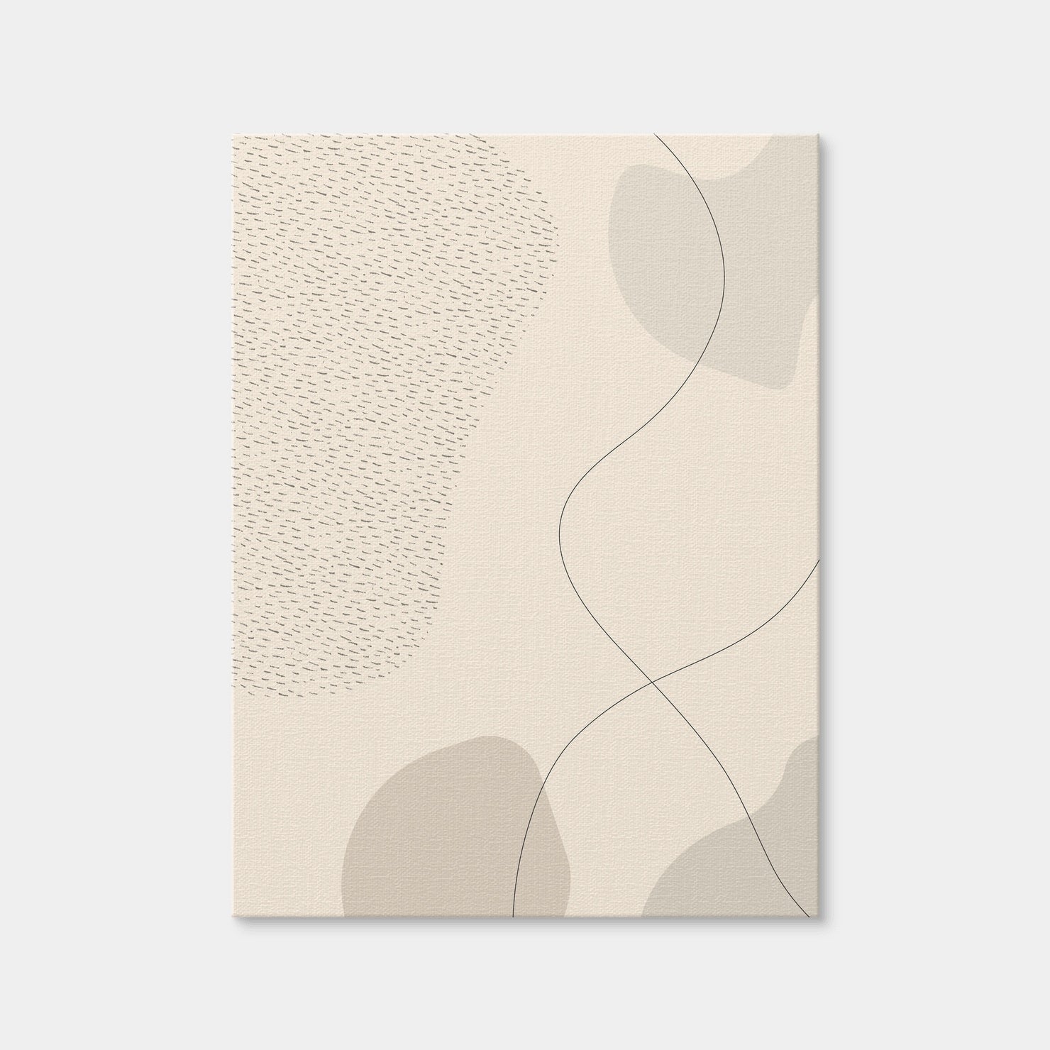 AUTO-MOCKUP WHITE | Mid-Century Modern No. 3 | 1 Piece | Gallery Wrap Canvas | group=3x4