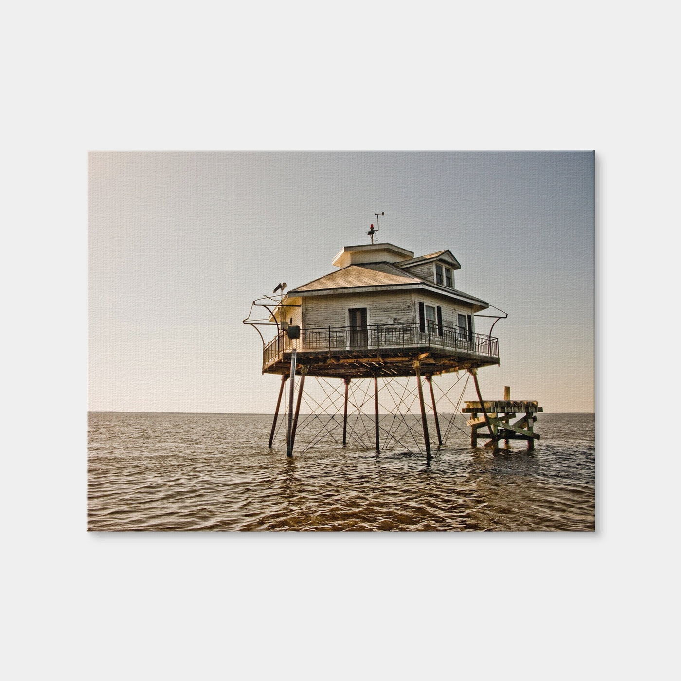 AUTO-MOCKUP WHITE | Mid Bay Light House | 1 Piece | Gallery Wrap Canvas | group=4x3