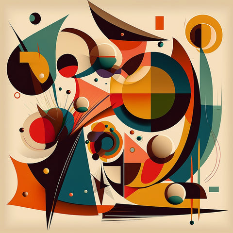 Mid Century Abstract S1 Wall Art