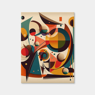 AUTO-MOCKUP WHITE | Mid Century Abstract S1 | 1 Piece | Gallery Wrap Canvas | group=3x4