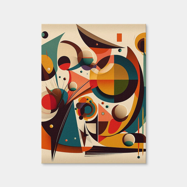Mid Century Abstract S1 Wall Art — Canvas Wrap Format preview