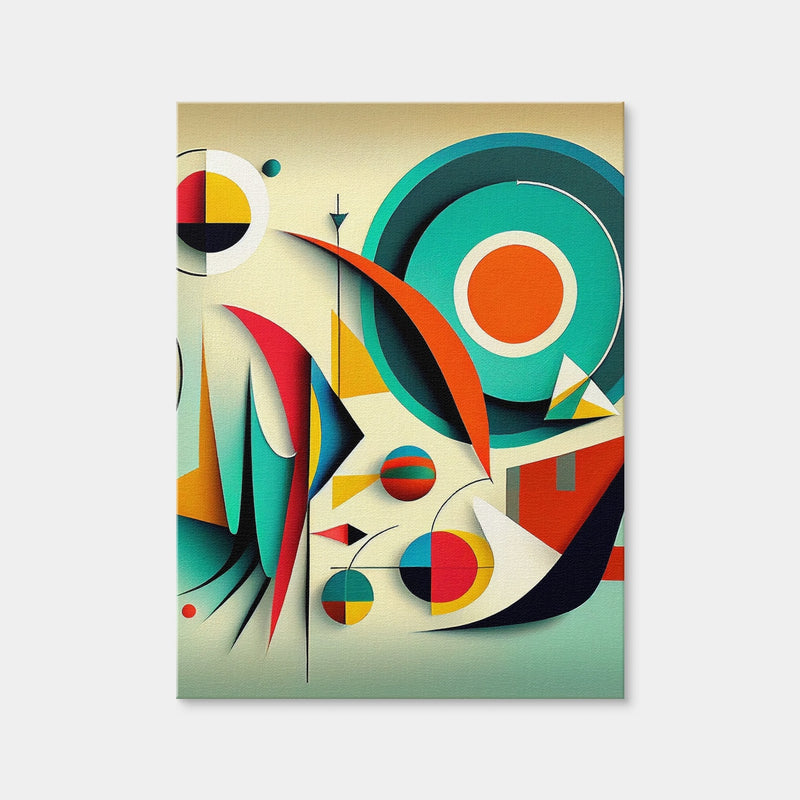 AUTO-MOCKUP WHITE | Mid Century Abstract S2 | 1 Piece | Gallery Wrap Canvas | group=3x4