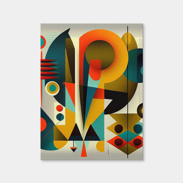 Mid Century Abstract S3 Wall Art — Canvas Wrap Format preview