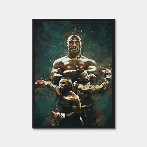 Mike Tyson Painting Wall Art — Framed Canvas Format preview