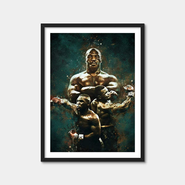 Mike Tyson Painting Wall Art — Framed Print Format preview