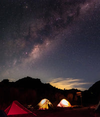 Milky Way and camp Wall Art