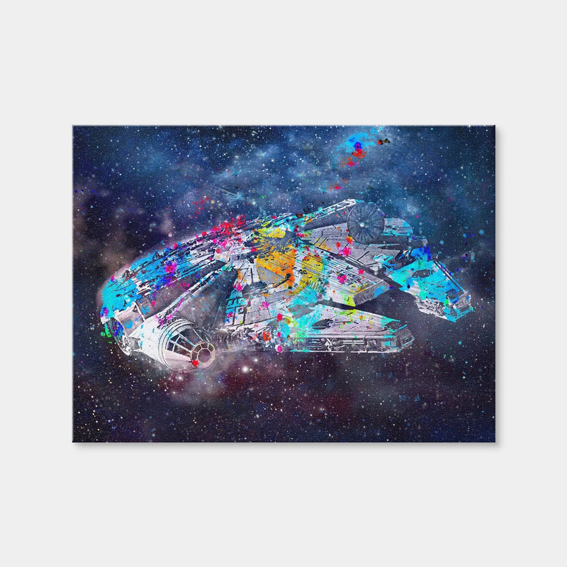 AUTO-MOCKUP WHITE | Millennium Falcon | 1 Piece | Gallery Wrap Canvas | group=4x3
