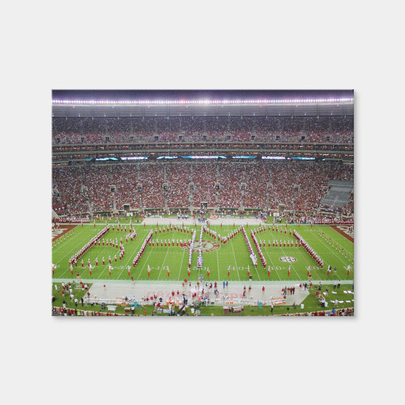 AUTO-MOCKUP WHITE | Million Dollar Band - Bryant Denny Stadium | 1 Piece | Gallery Wrap Canvas | group=4x3