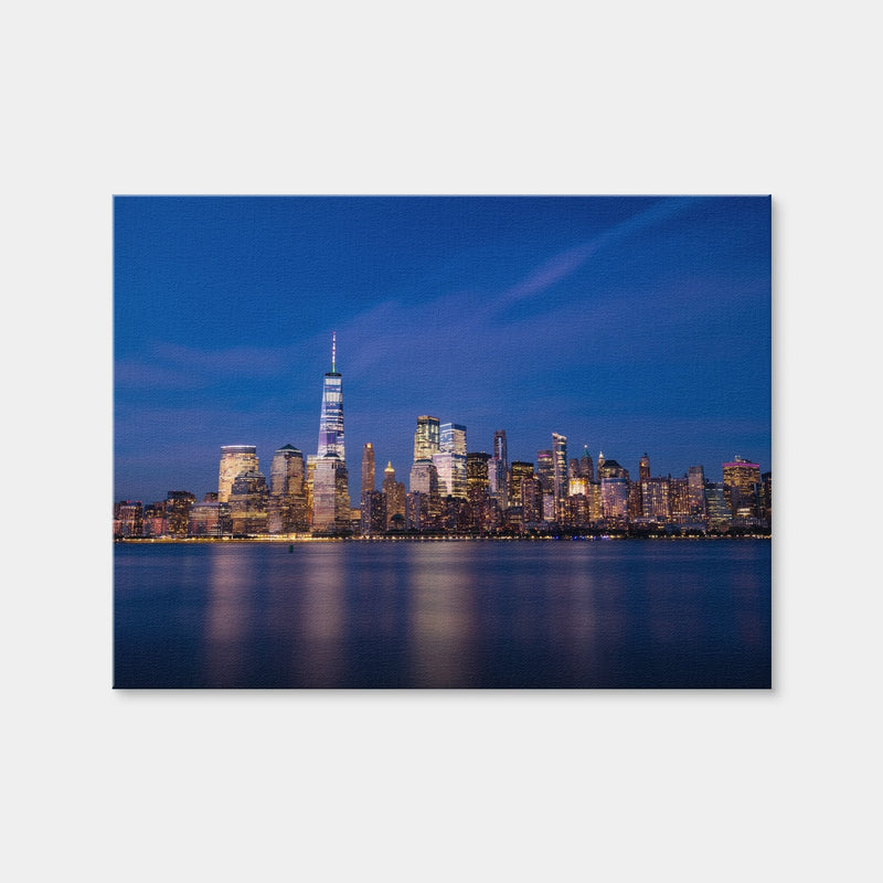 AUTO-MOCKUP WHITE | Minimal Blue | 1 Piece | Gallery Wrap Canvas | group=4x3