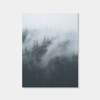 AUTO-MOCKUP WHITE | Misty Trees 4 | 1 Piece | Gallery Wrap Canvas | group=3x4