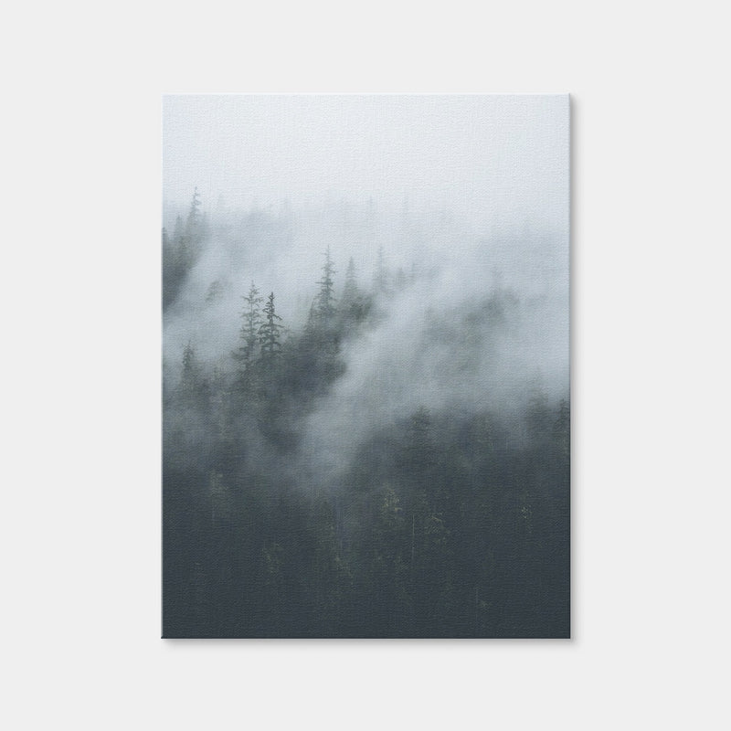 AUTO-MOCKUP WHITE | Misty Trees 4 | 1 Piece | Gallery Wrap Canvas | group=3x4