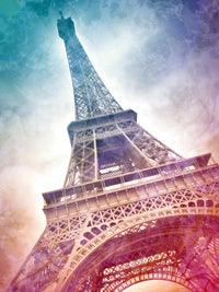 Modern Art Eiffel Tower Wall Art