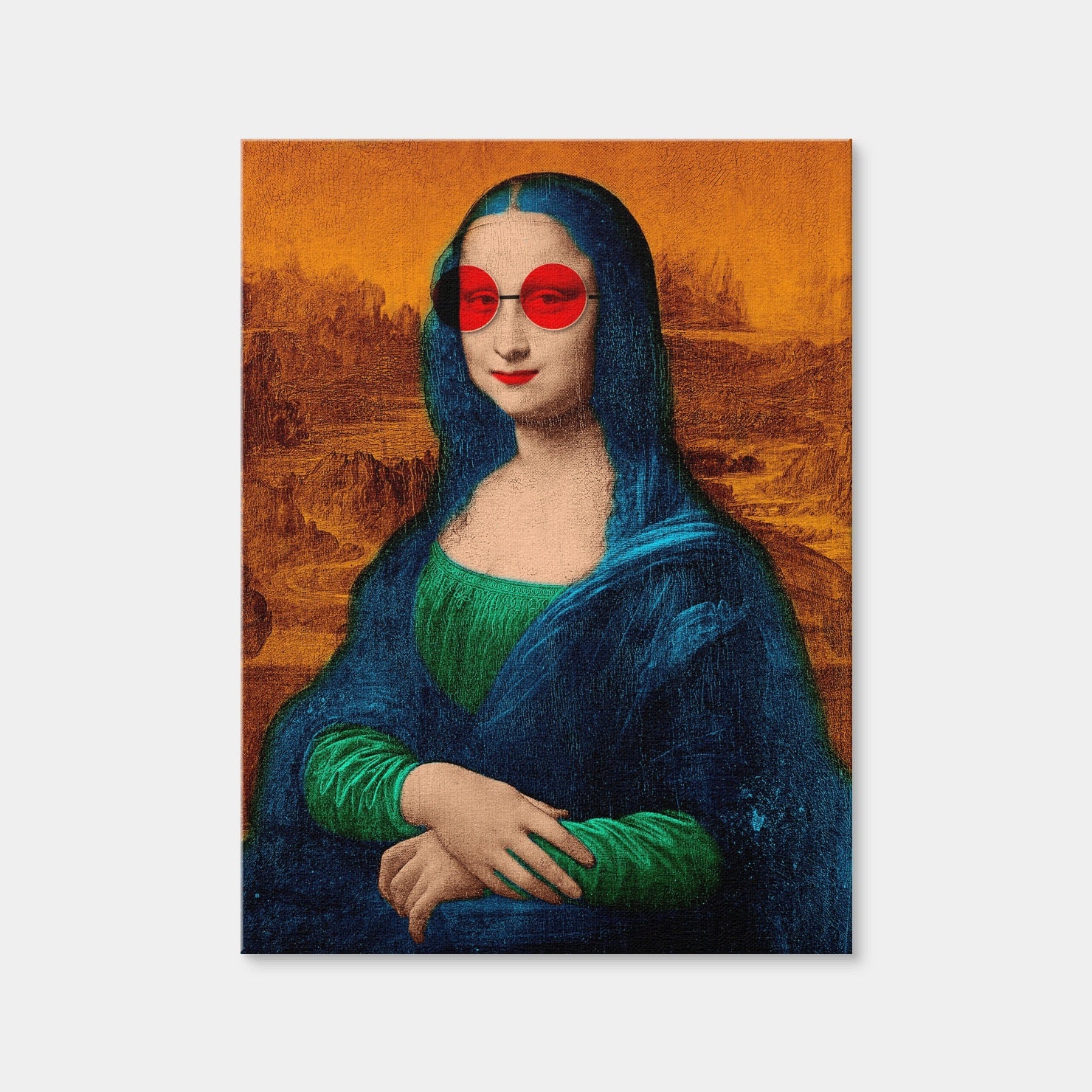 AUTO-MOCKUP WHITE | Mona Lisa Glasses | 1 Piece | Gallery Wrap | group=3x4