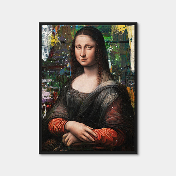 Mona Lisa Wall Art — Framed Canvas Format preview