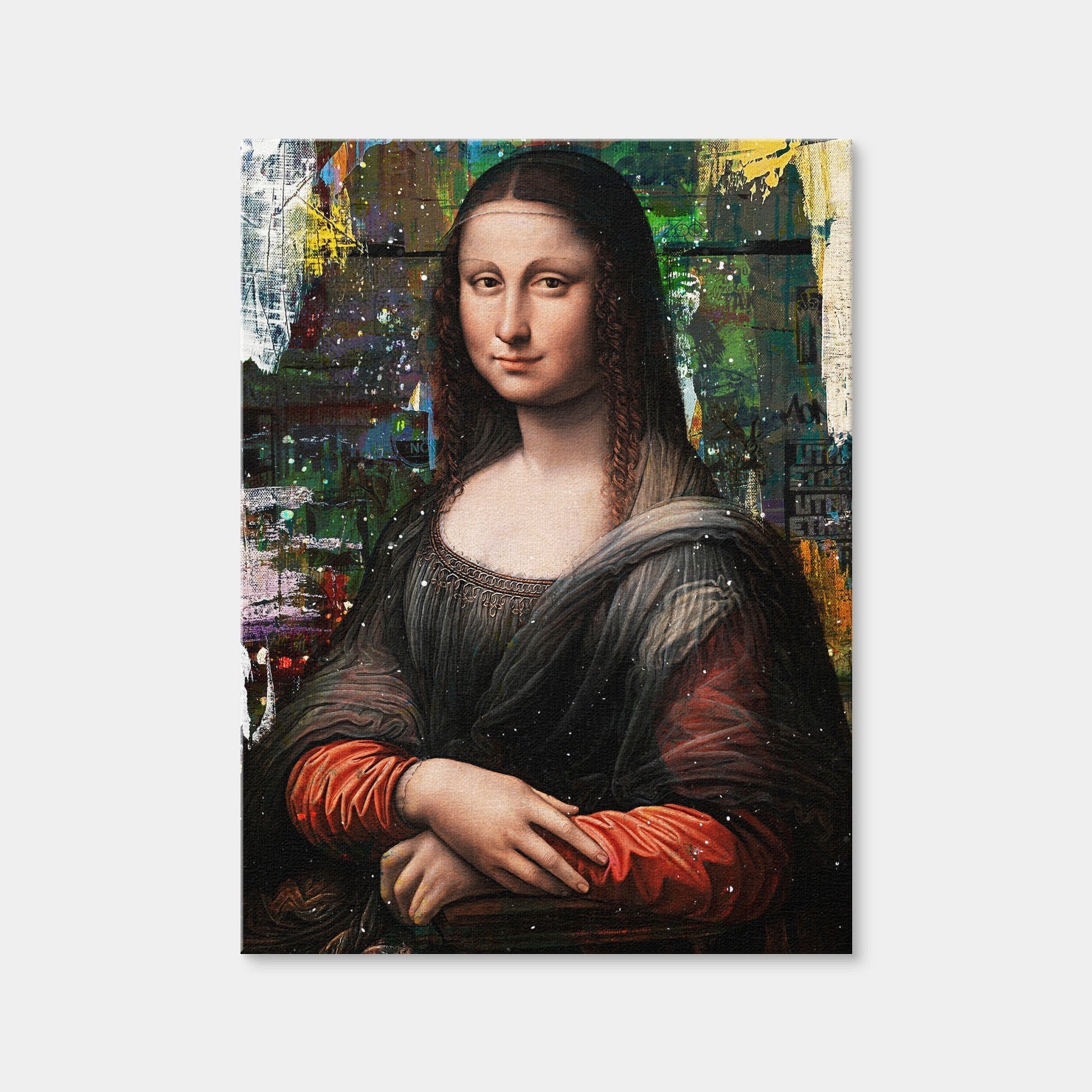 AUTO-MOCKUP WHITE | Mona Lisa | 1 Piece | Gallery Wrap | group=3x4