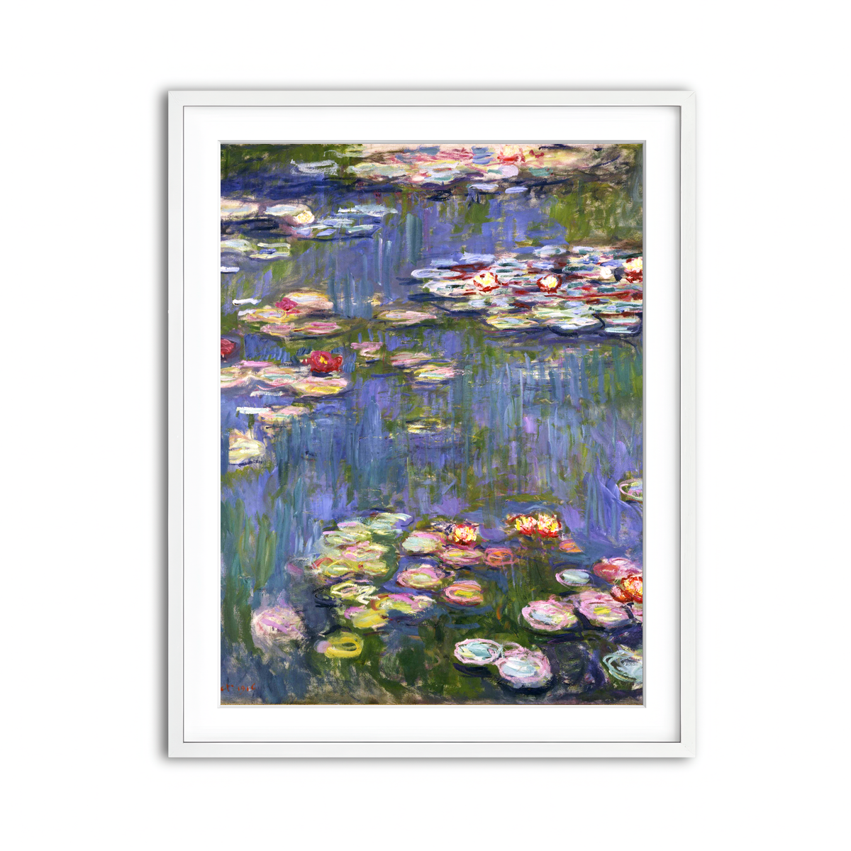 Framed Print 3x4 White