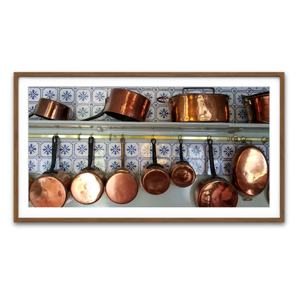 Framed Print 2x1 Walnut