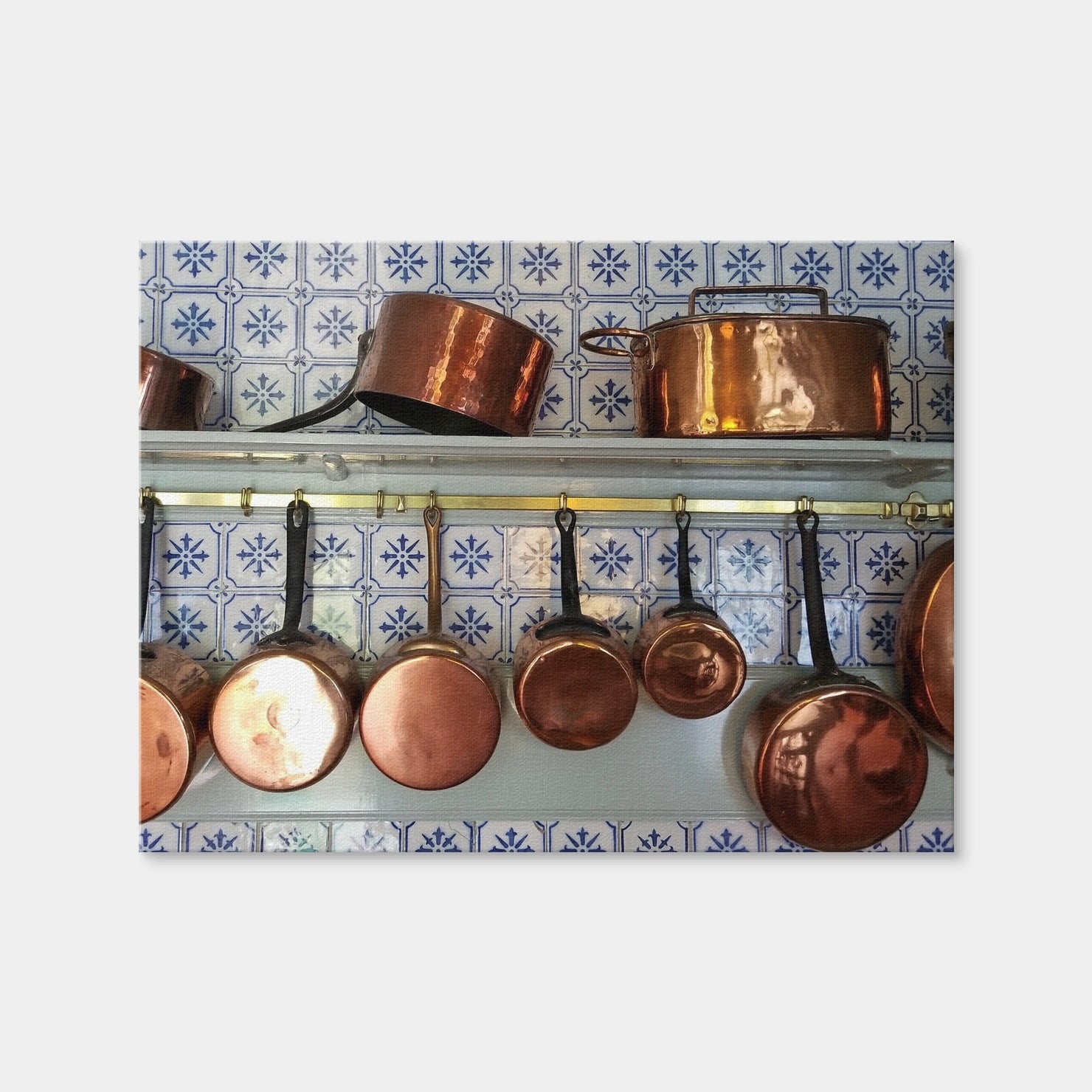 AUTO-MOCKUP WHITE | Monet's Kitchen - Giverny, France | 1 Piece | Gallery Wrap Canvas | group=4x3
