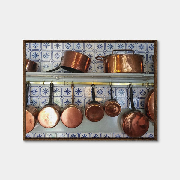 Monet's Kitchen - Giverny, France Wall Art — Framed Canvas Format preview