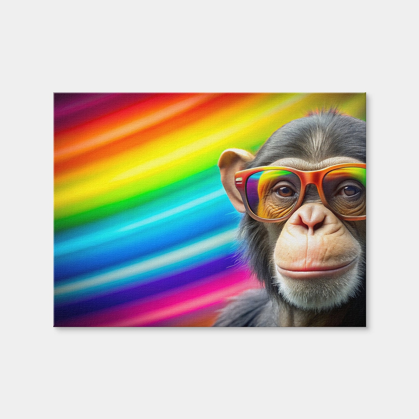 AUTO-MOCKUP WHITE | Monkey Color | 1 Piece | Gallery Wrap Canvas | group=4x3