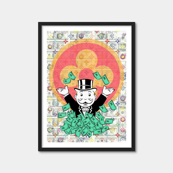 Monopoly Money LV Wall Art — Framed Print Format preview