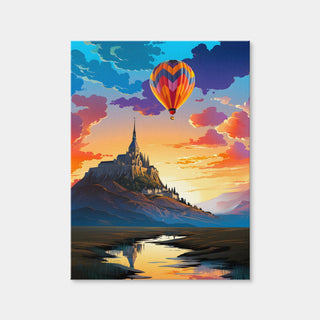 AUTO-MOCKUP WHITE | Mont Saint-Michel | 1 Piece | Gallery Wrap Canvas | group=3x4