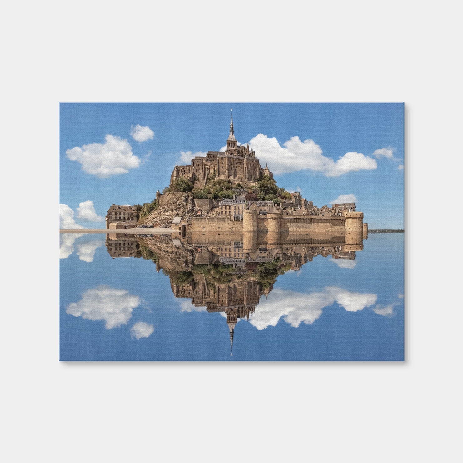 AUTO-MOCKUP WHITE | Mont Saint Michel | 1 Piece | Gallery Wrap Canvas | group=4x3