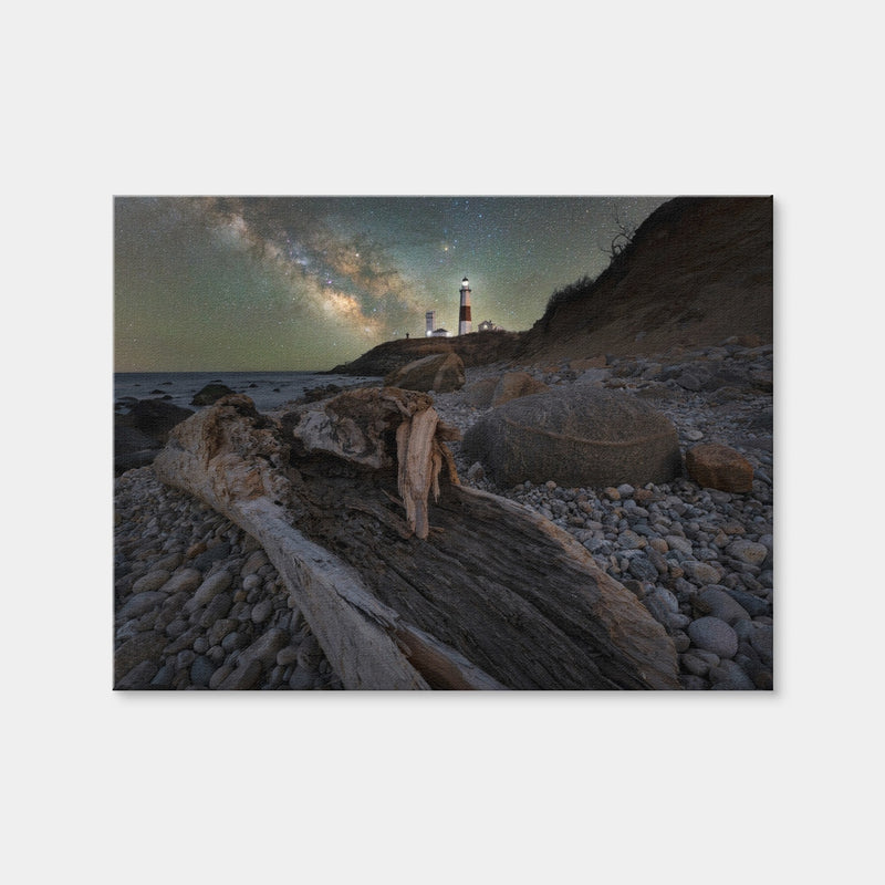 AUTO-MOCKUP WHITE | Montauk NY Driftwood Beach | 1 Piece | Gallery Wrap | group=4x3