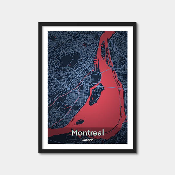 Montreal Wall Art — Framed Print Format preview
